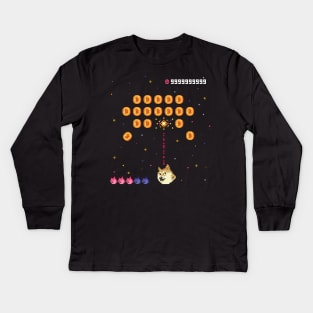 Doge Invaders Kids Long Sleeve T-Shirt